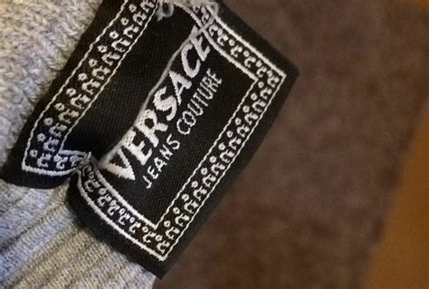 fake versace jeans couture label|versace clothing label check.